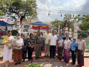 ร่วมพิธีทำบุญอุทิศส่วนกุศลให้อดีตเจ้าอาวาสวัดโปรดเกศเชษฐาราม